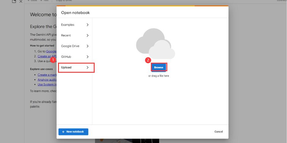 Upload File to Google Colab