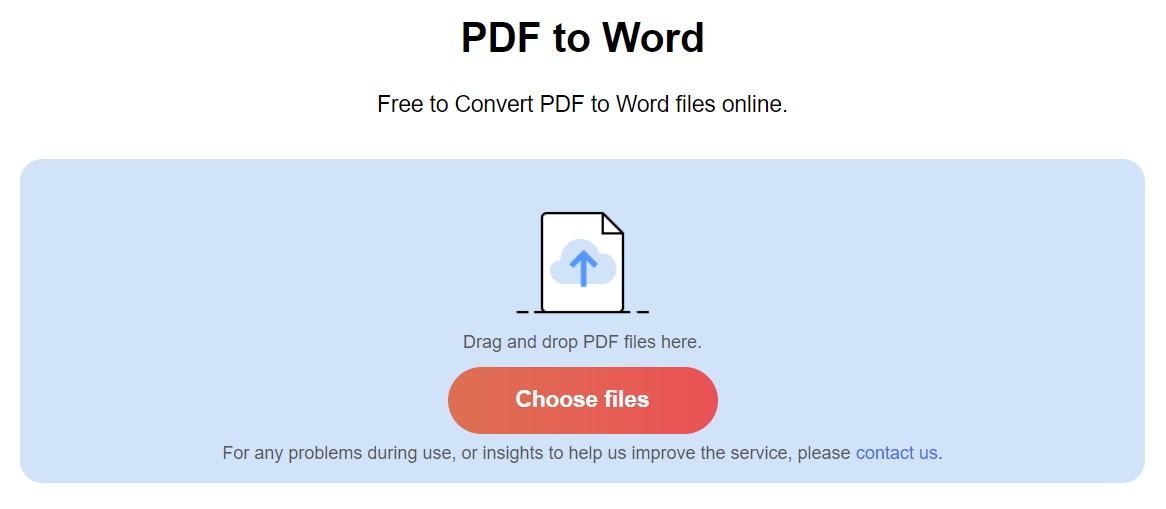 Upload the PDF File Online