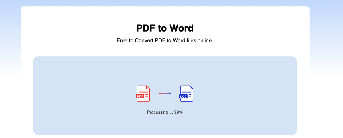 Upload the Unencrypted File to PDFgear Converter