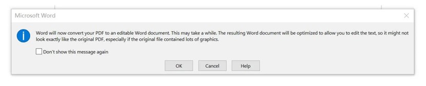 Wait for the Conversion to Complete