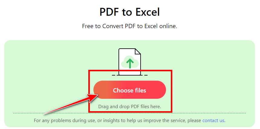 Convert PDF to Excel in PDFgear