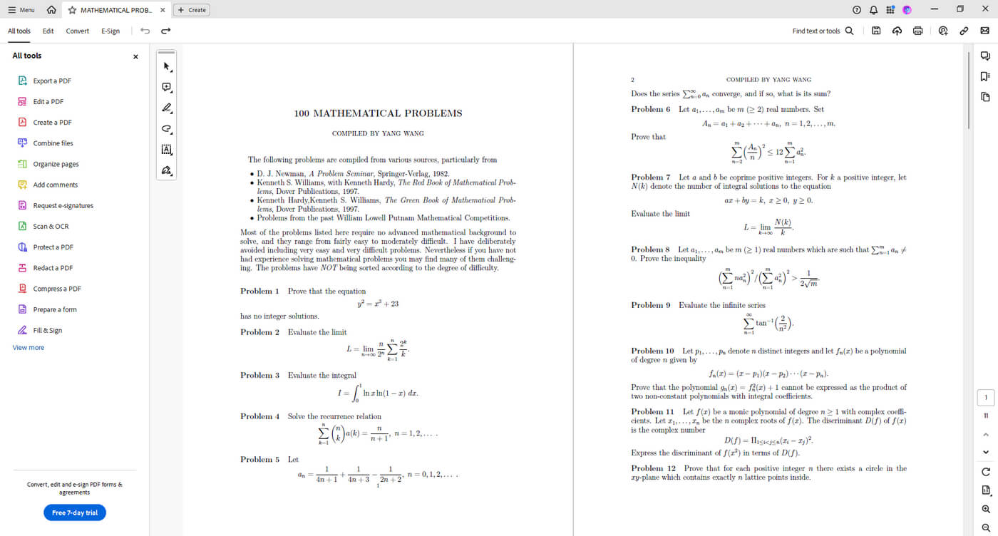 Acrobat Two Page View