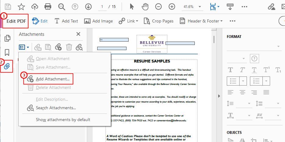 Embed Files into PDF as Attachment with Acrobat Pro