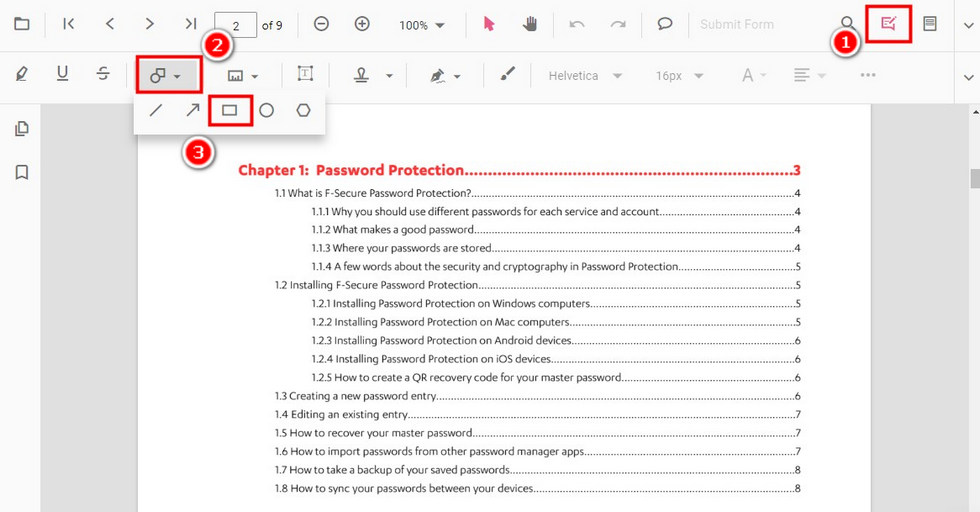 Add Border in a PDF Online