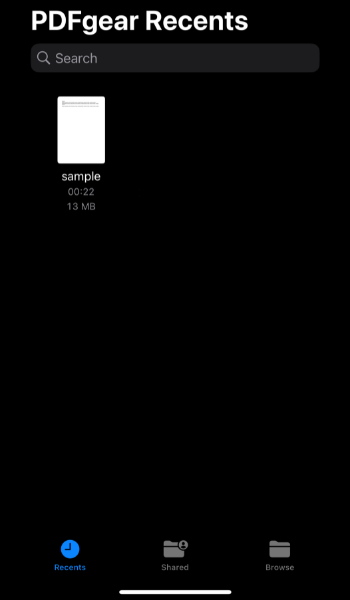 Open PDF in PDFgear
