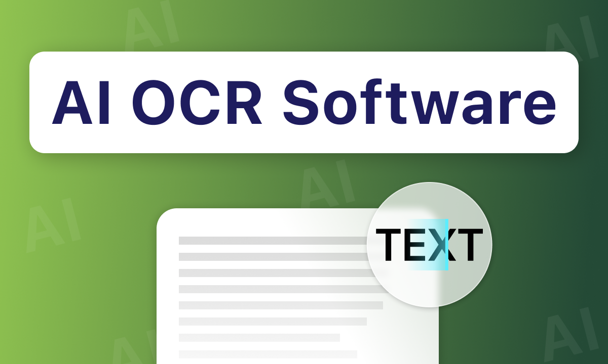 AI OCR Software