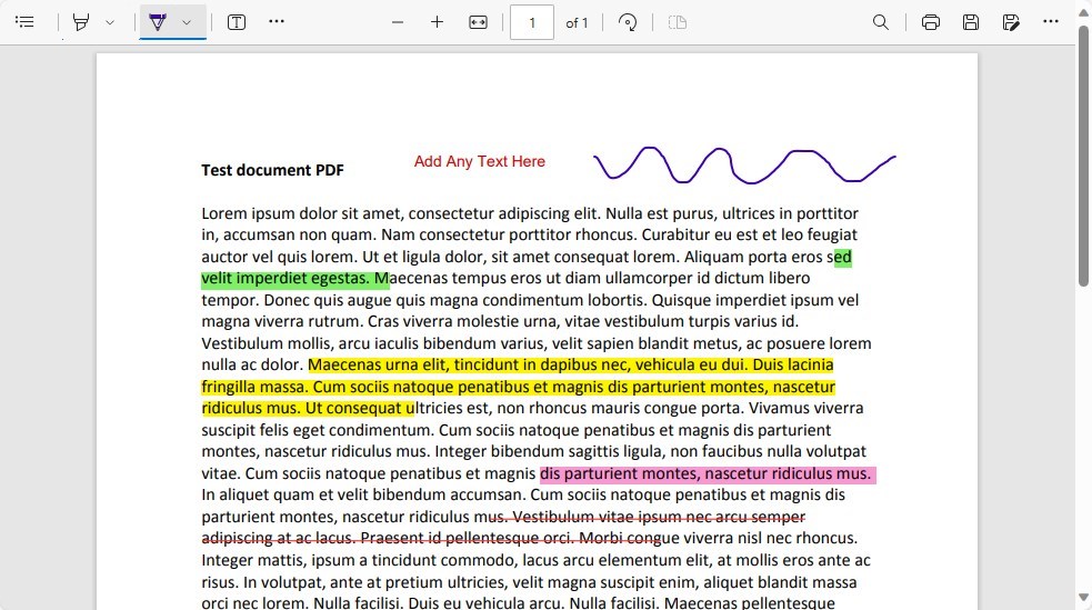 Annotate PDFs in Microsoft Edge