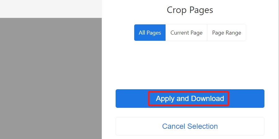 Save and Download PDF