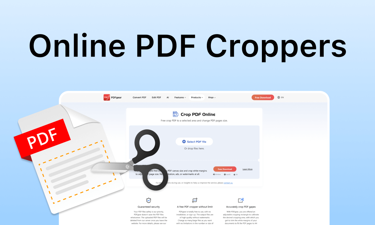 Best Online PDF Croppers