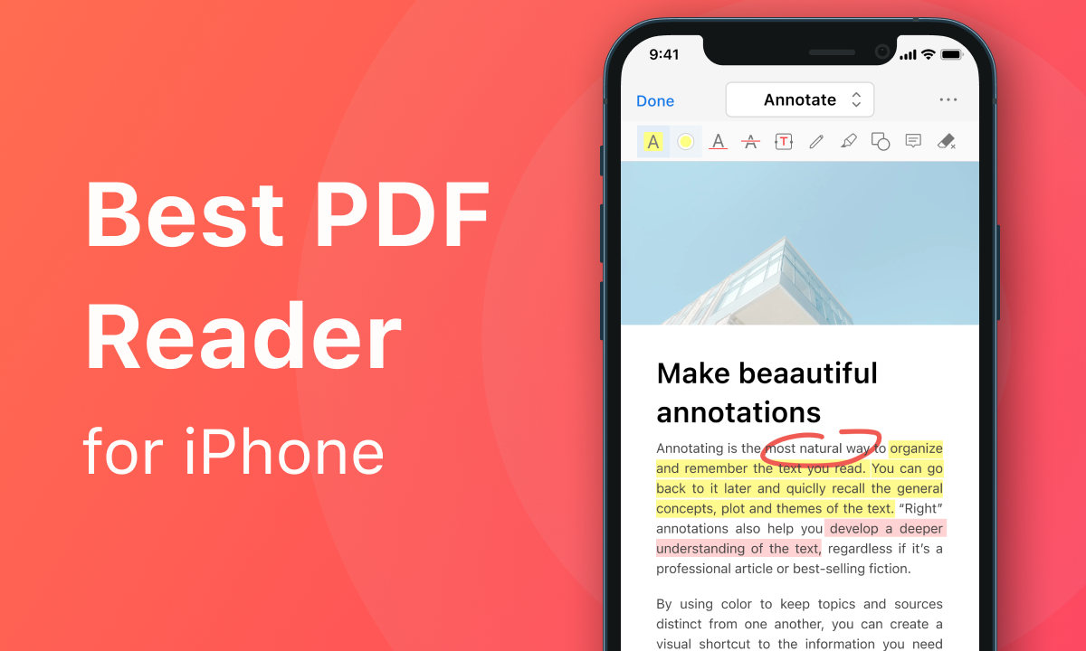 Best PDF Reader for iPhone