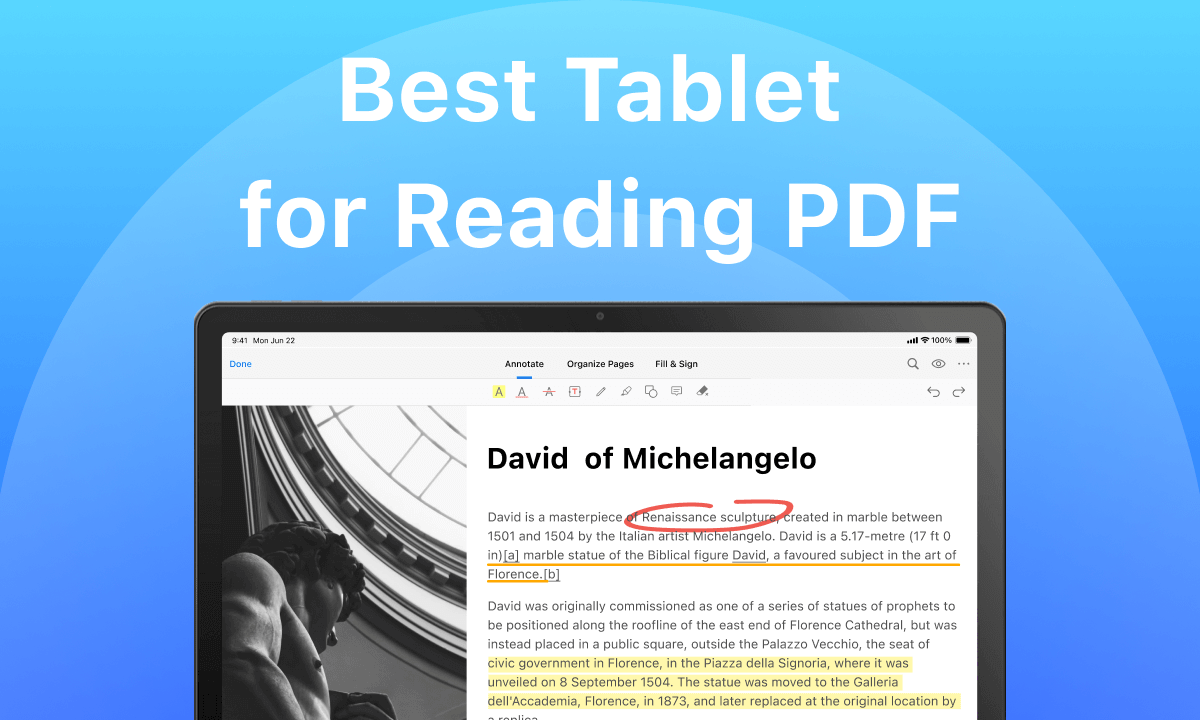 Best Tablets For Reading PDFs