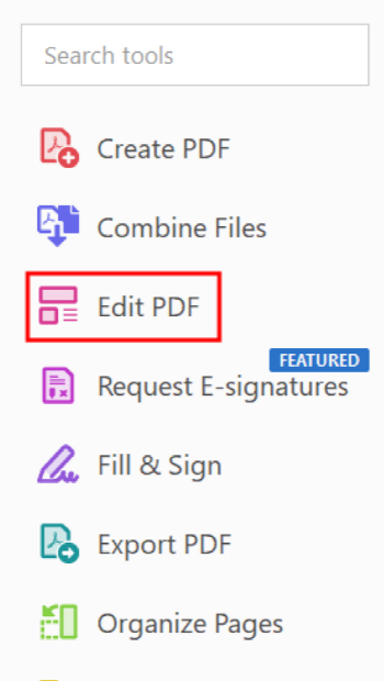 PDF to Enter Editing Mode