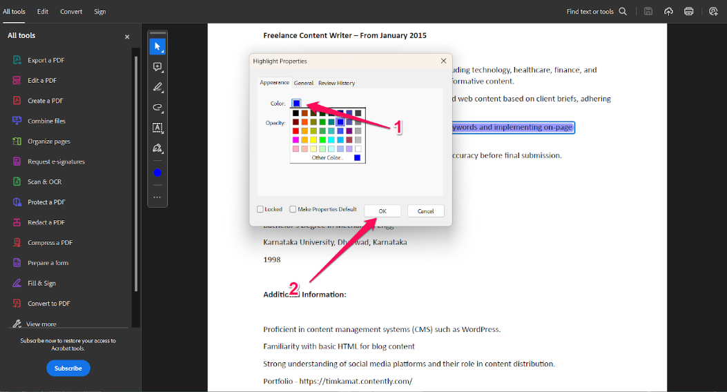 4 Methods] How To Change Highlight Color in PDF