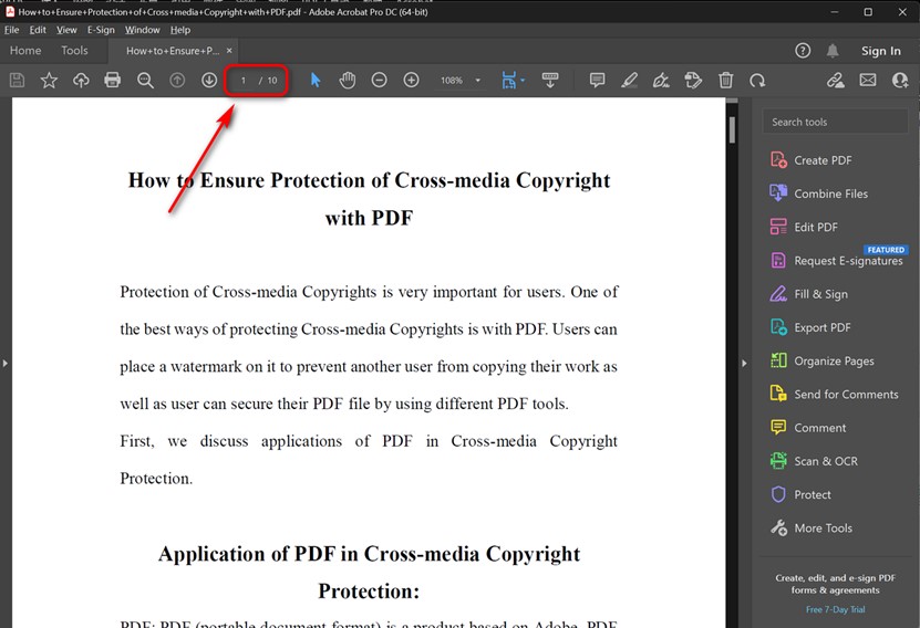 Check Total PDF Pages