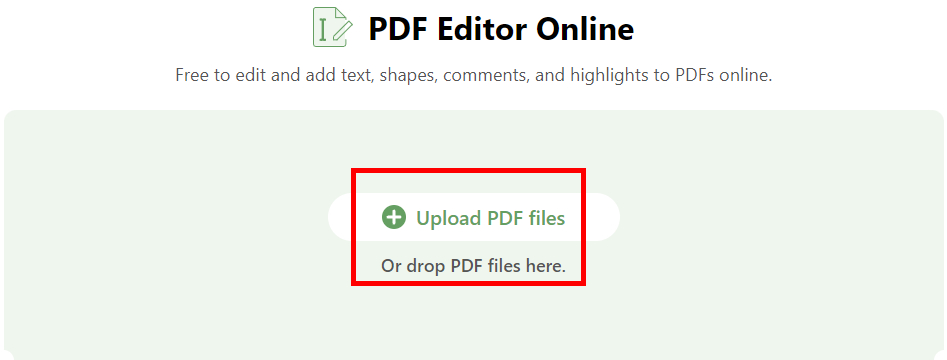 Choose and Upload Your PDF