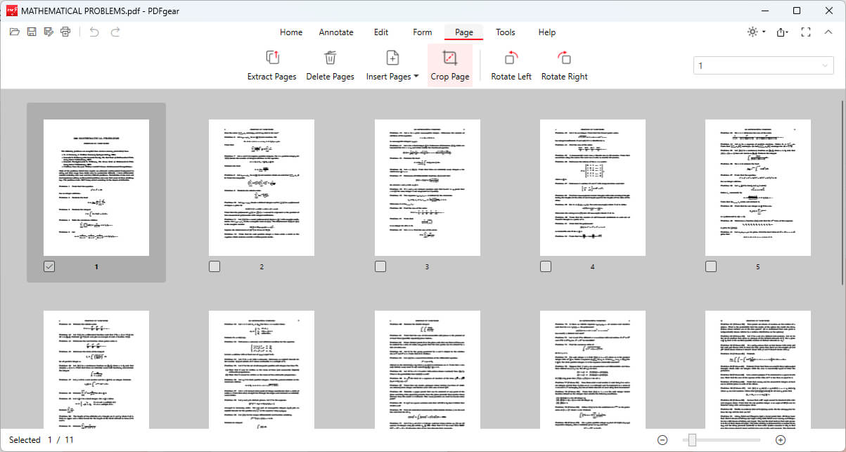 Click Crop Page