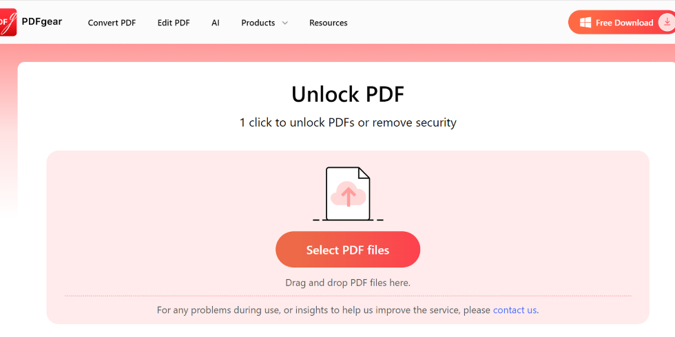 Upload the Secured PDF