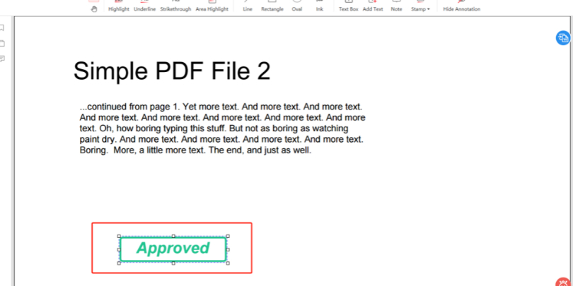 Add Stamp to PDF