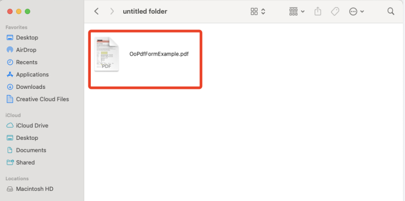 Locate the PDF File