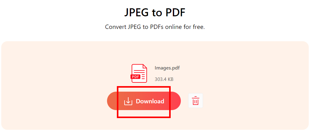 Save the PDF on Your Device