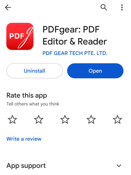 Download PDFgear for Android App