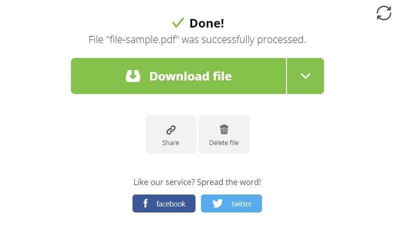 Download the Extracted Image on PDFCandy