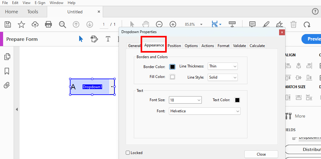 Customize the Appearance