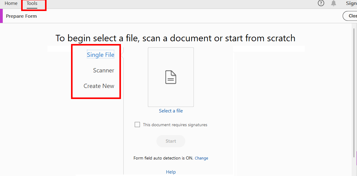 Open a PDF with Adobe Acrobat Pro