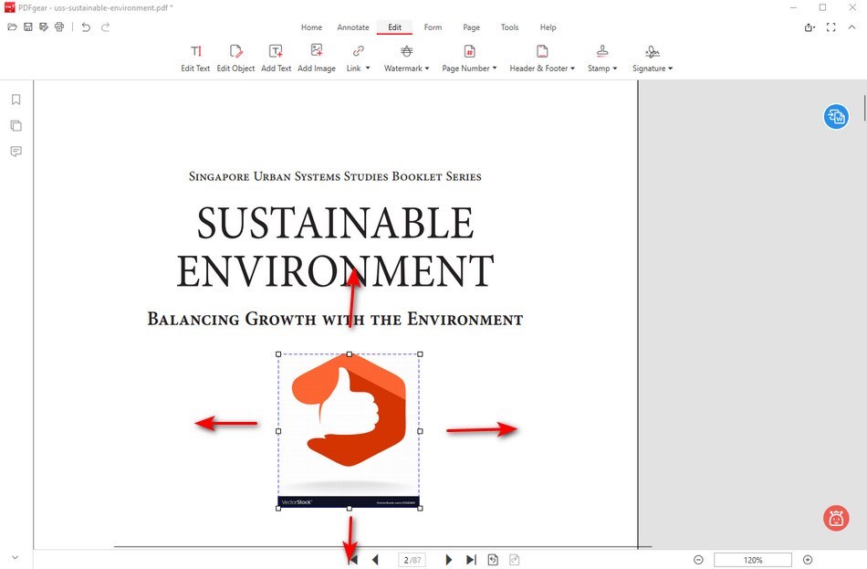 Edit the Logo with PDFgear