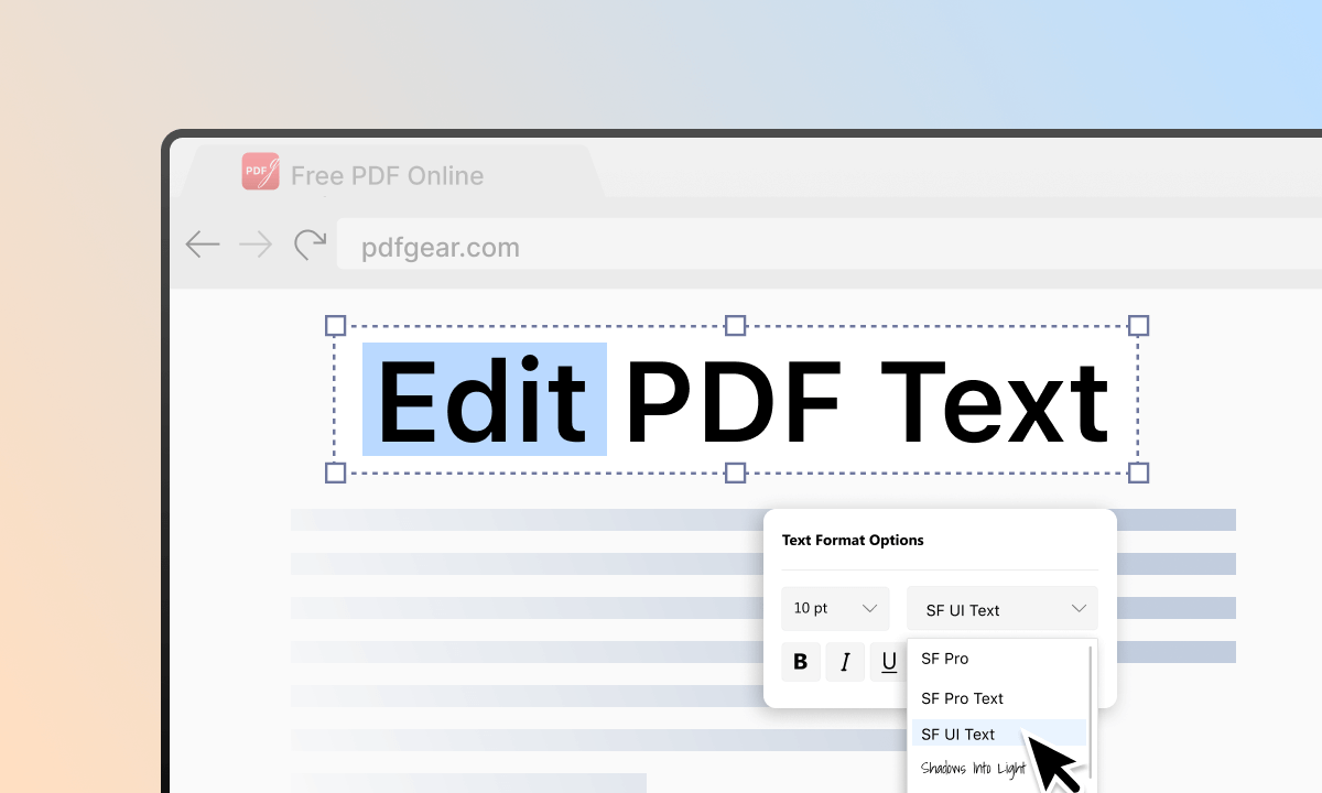 How to Edit PDF Text Using the Same Font Online