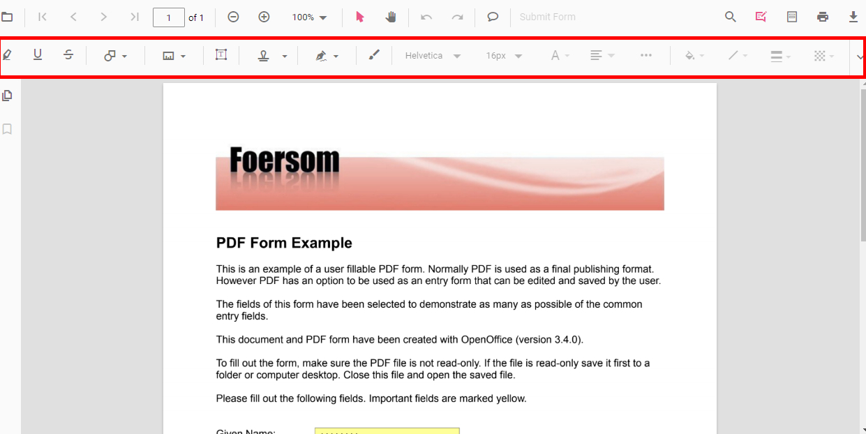 Customize the PDF with PDFgear Online Editor