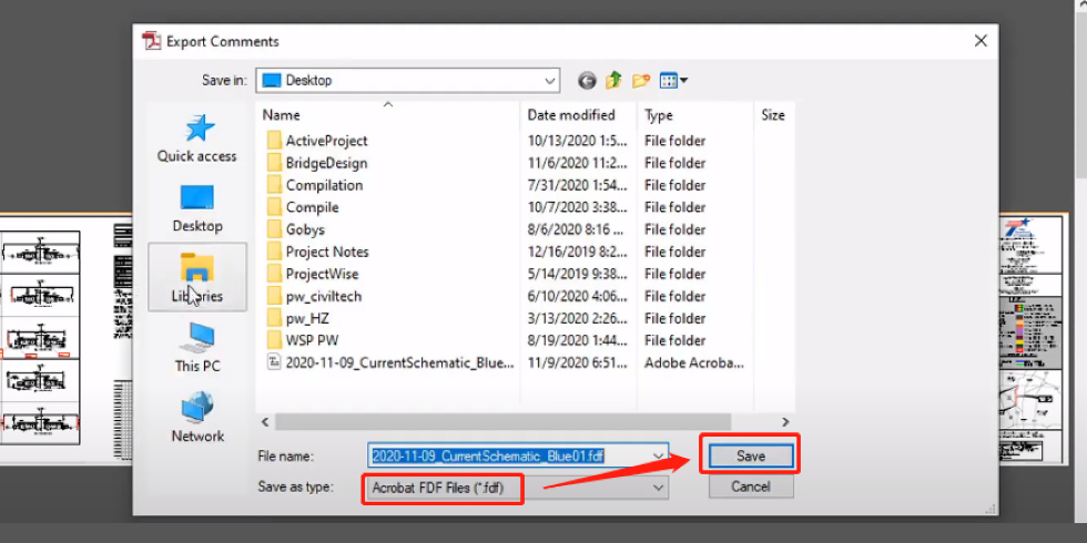 pdf export comments to word Save Comments as FDF Files