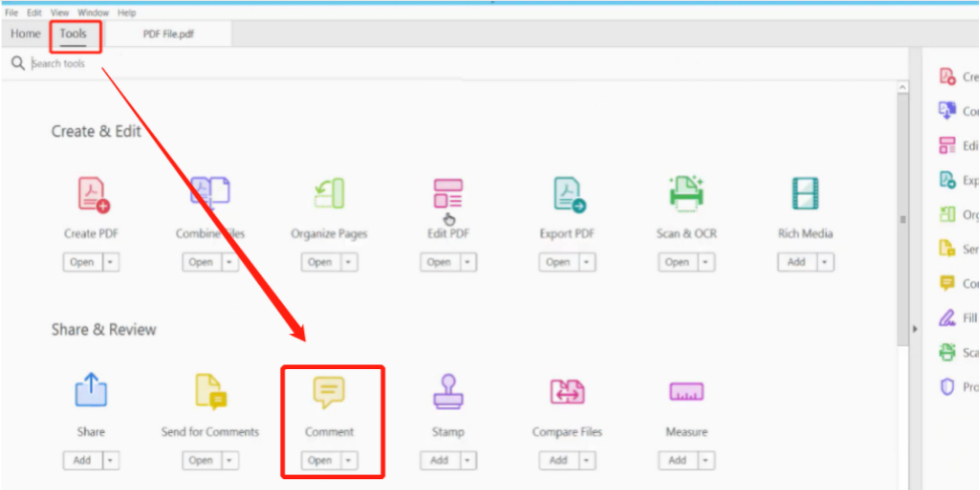 pdf export comments to word View Comments in Adobe