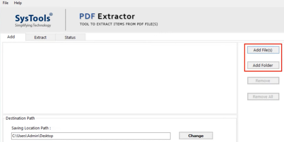Open the PDF to Be Processed