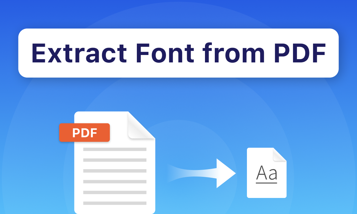 How To Extract Fonts from PDF