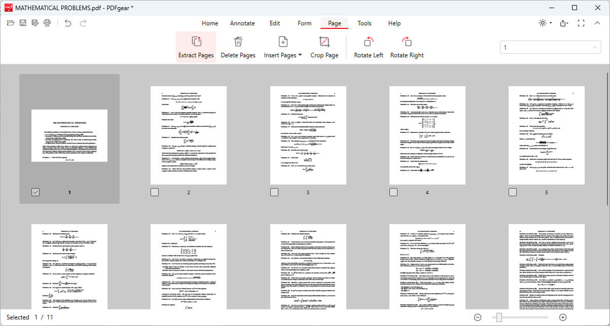 Extract PDF Page in Half