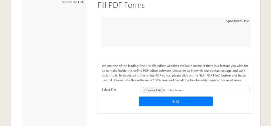 Fill PDF Forms PDF Editor Extension