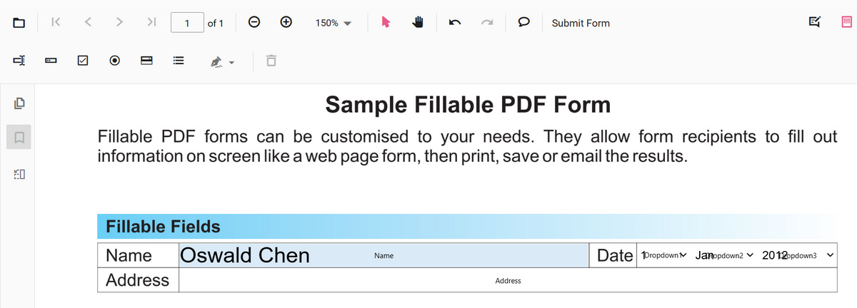 Font Size Changed