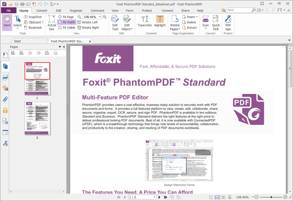 Foxit PhantomPDF AI PDF Editor