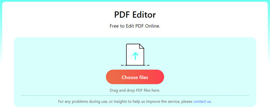 Go to PDFgear Online PDF Flattener Tool