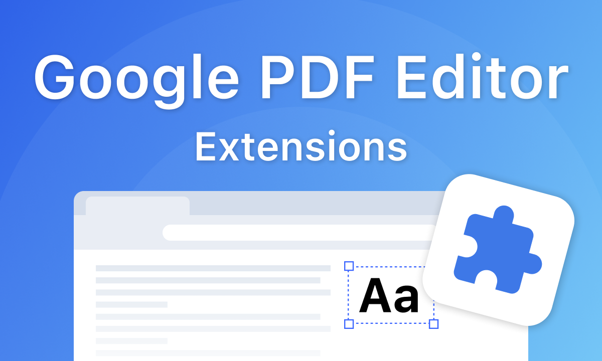 Google PDF Editor Add ons