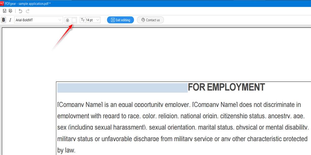 Change Color of Font