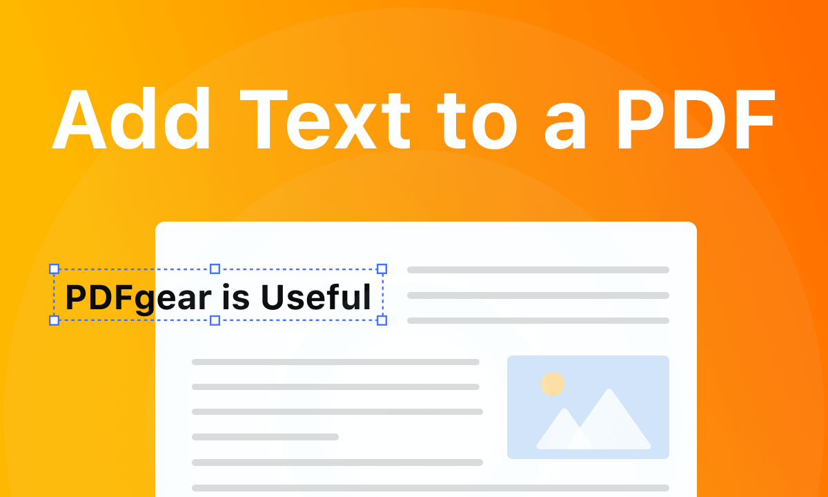 How to Add Text to a PDF