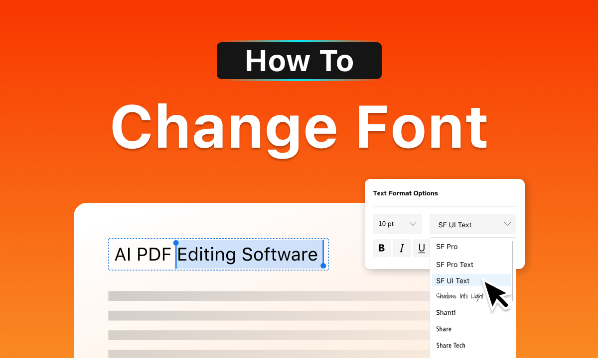 How to Change Fonts in PDF: 2 Simple Methods