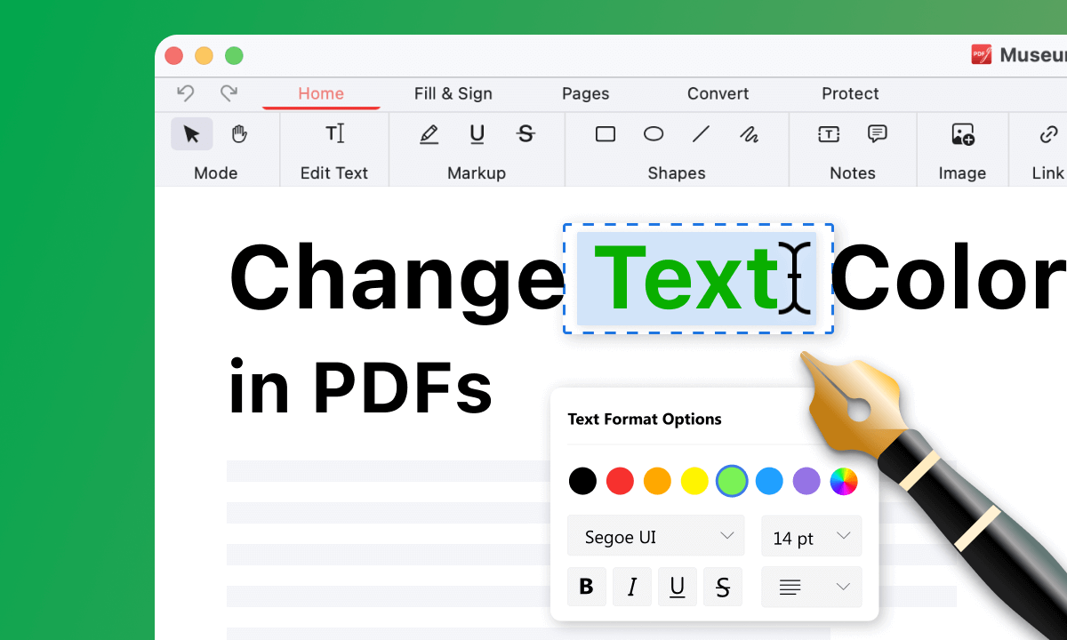 How to Change the Text Color in PDF [Totally Free]