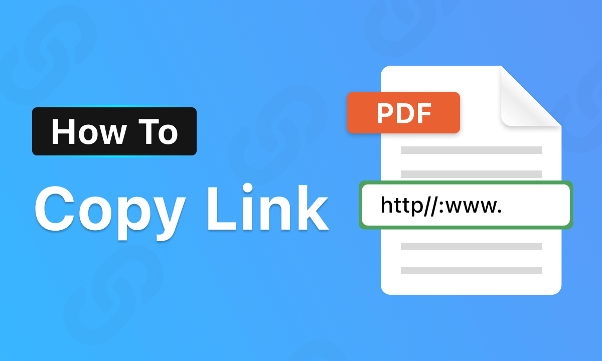 How to Copy Hyperlinks in PDF