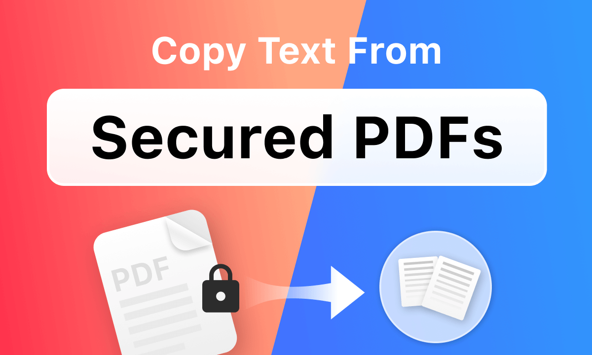 How To Copy Text From Secured PDF