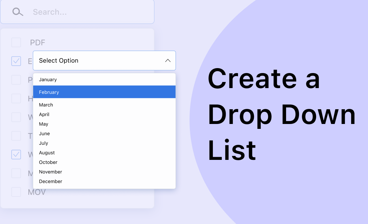 How to Create a Drop-Down List in PDF