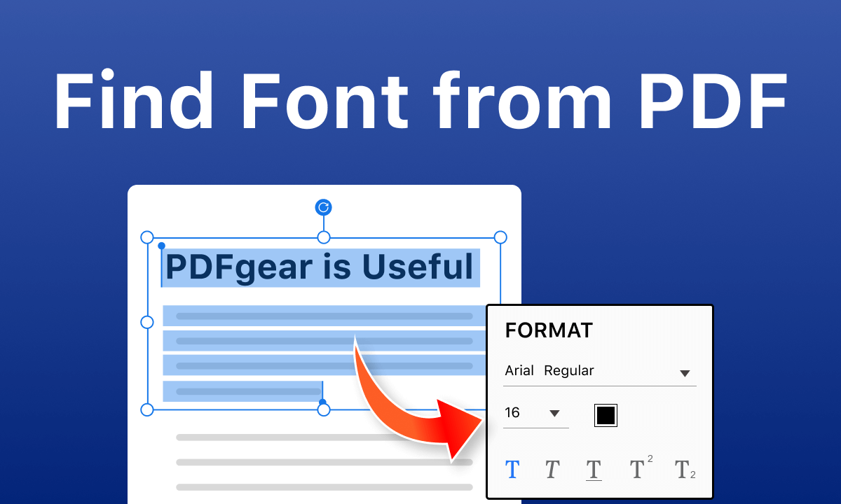 How to Find Fonts from PDF