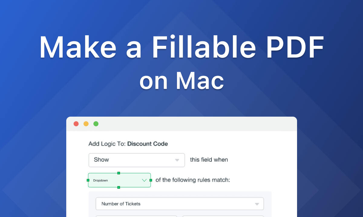 How to Make a Fillable PDF on Mac